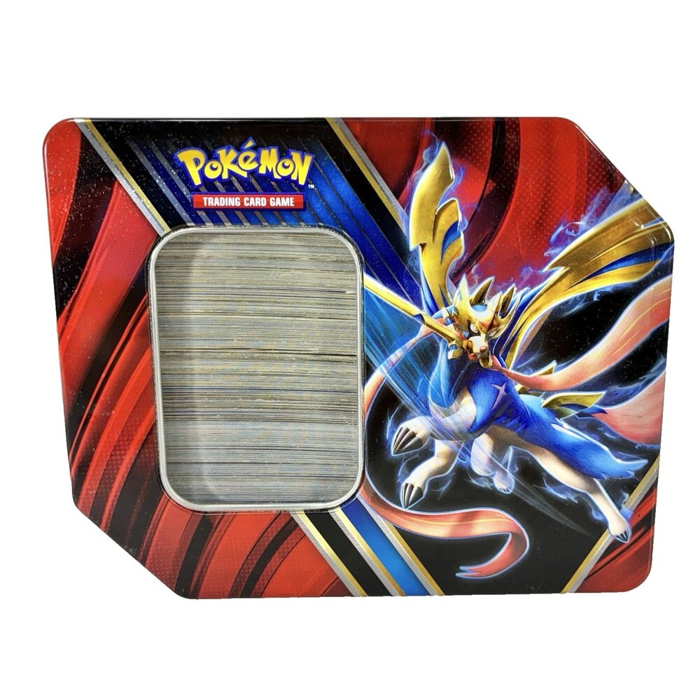 Pokémon TCG Trading Card Mixed Lot of 435 Modern Cards in Collectible Tin